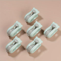 6pcs Quilt Fixer No Needle Style Green Pink Safety Quilt Fixed Anti Slip