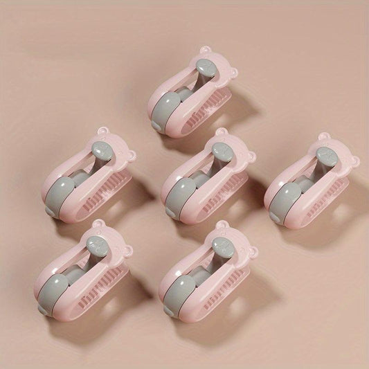 6pcs Quilt Fixer No Needle Style Green Pink Safety Quilt Fixed Anti Slip