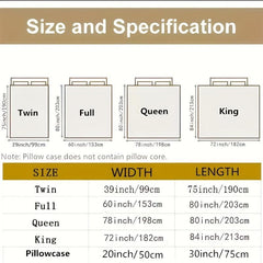 3pcs Waterproof Fitted Sheet Set Dustproof Non slip Mattress Protector