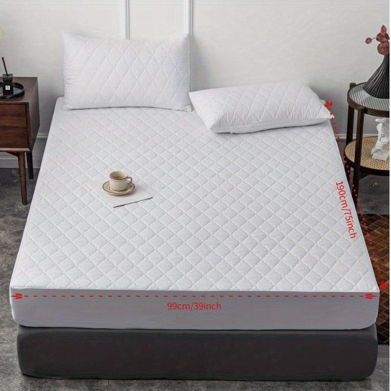 3pcs Waterproof Fitted Sheet Set Dustproof Non slip Mattress Protector