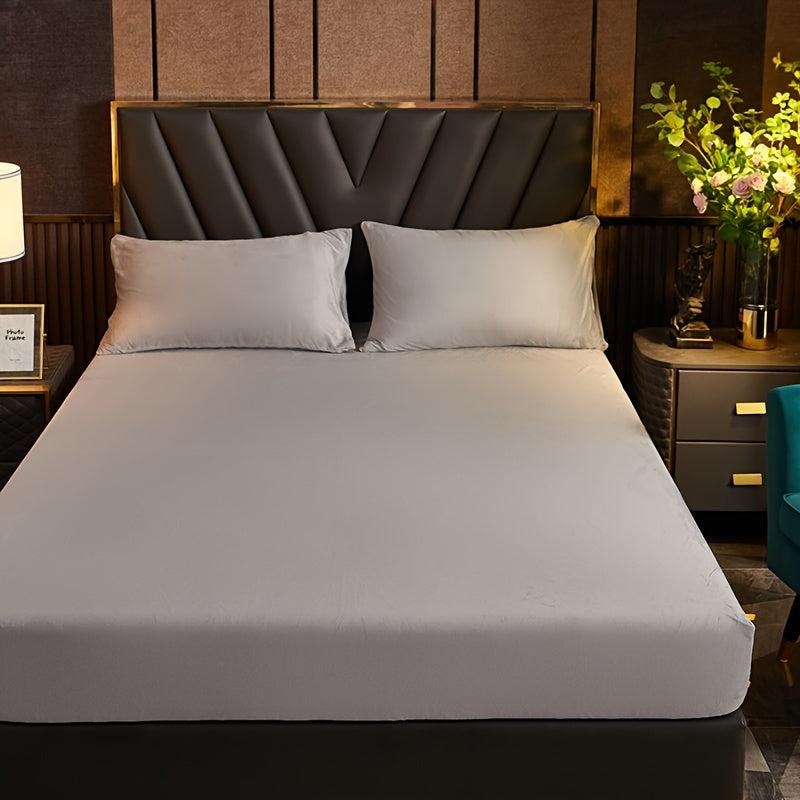 Cozy Crystal Velvet Fitted Sheet Set - Non-slip, Warm Mattress Cover