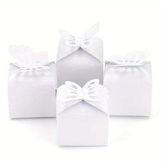 10pcs Hollow Butterfly Candy Box Party Wedding Birthday Decoration Box