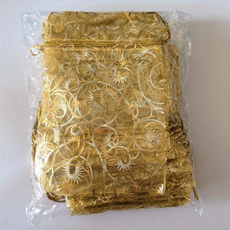 Stylish Organza Drawstring Bags for Jewelry Party Festive Cosmetics and Candy
