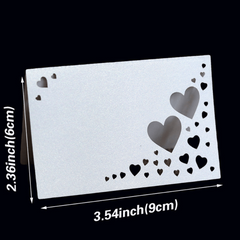50pcs Lace Place Cards Seat Assignment Label Home Decor Wedding Party Supplies