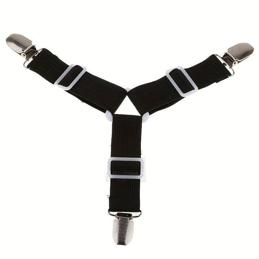 Adjustable Bed Sheet Fixers, Sofa Tablecloth Fixing Belt - Anti-slip Clips