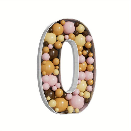 1st Birthday Number Mosaic Balloon Frame 36Inch