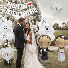 Just Married Paper Wedding Banner Decoration