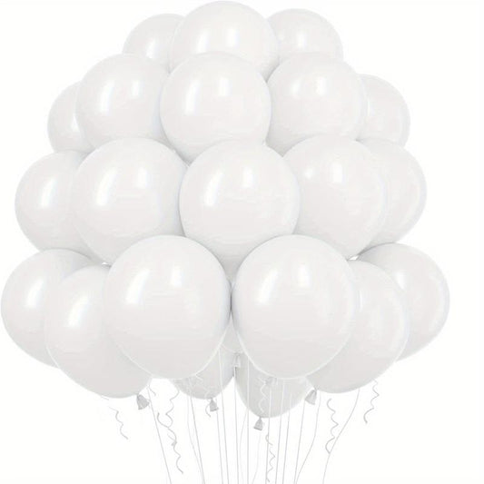 50pcs 12 Party Latex Balloons for Women&Girl Birthday Graduation Baby Shower Wed