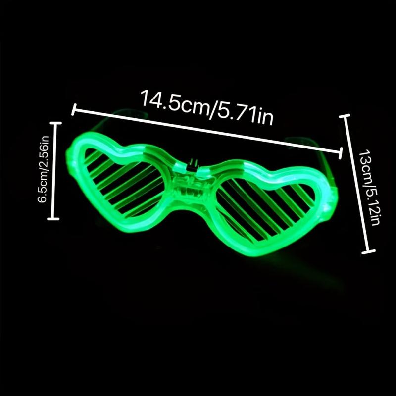 Luminous Glasses for Parties/Festivals with LED Music Lights