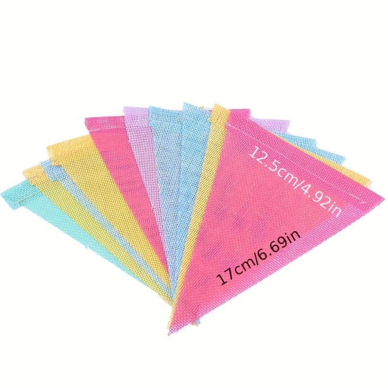 Rainbow Burlap Banner - Perfect Party and Holiday Decor