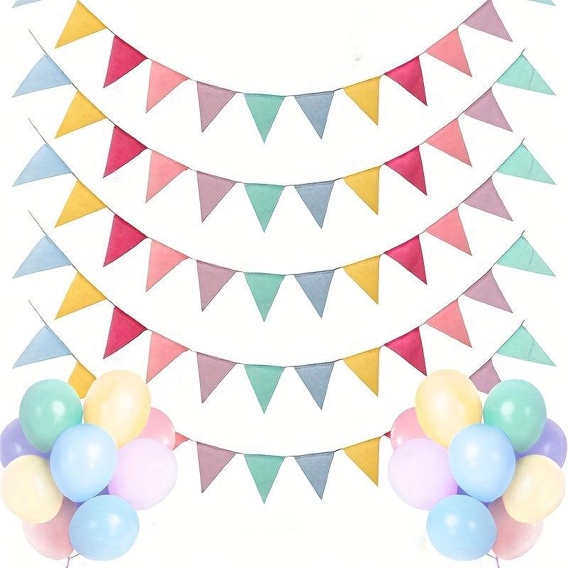 Rainbow Burlap Banner - Perfect Party and Holiday Decor