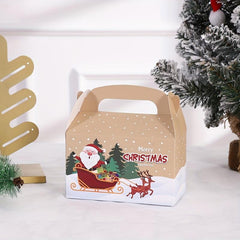 4pcs Merry Christmas Candy Biscuit Gift Boxes - Event & Party Supplies