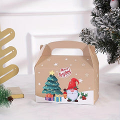4pcs Merry Christmas Candy Biscuit Gift Boxes - Event & Party Supplies