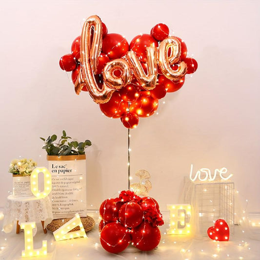 Love Balloon Floating Column Kit Balloon Stand Party Wedding Baby Shower