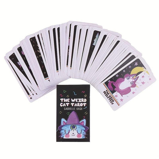 Weird Cat Tarot Cards - Fun Tarot Oracle Deck for Beginners