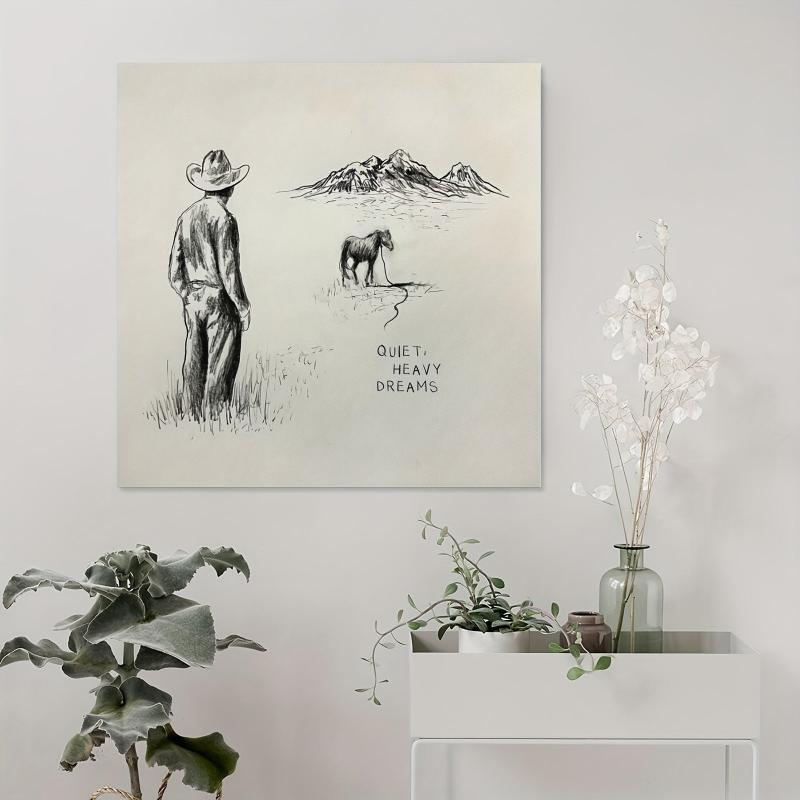 Music Album Decor Painting 16X16 Inch