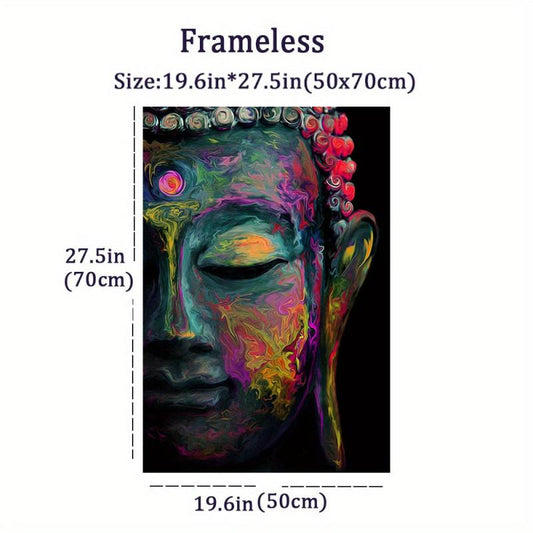 Colorful Abstract Buddha Statues Canvas Art Posters Prints Home Wall Decoration