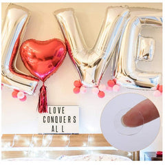 50pcs 10mm Transparent Adhesive Tape for Wedding Balloons & Wall Decor