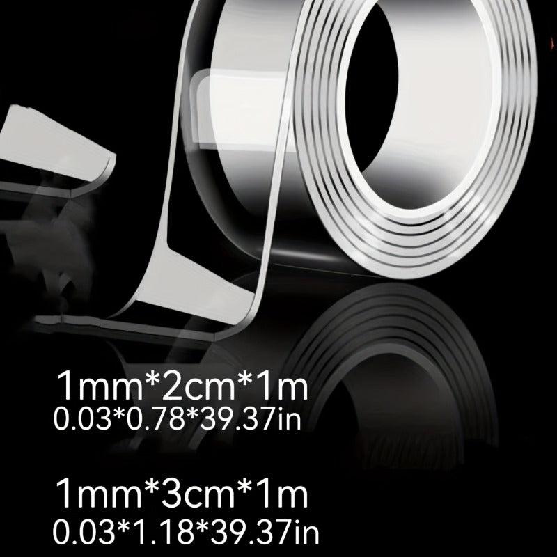 Double Sided Adhesive Tape Reusable Washable Wall Stickers
