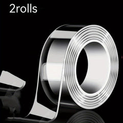 Double Sided Adhesive Tape Reusable Washable Wall Stickers