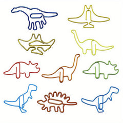 20pcs Dinosaur Paper Clips for Home Office & School Libraries