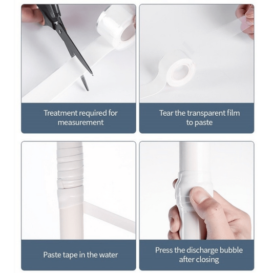 Leaky Duct Tape Water Pipe Seal Repair Tape