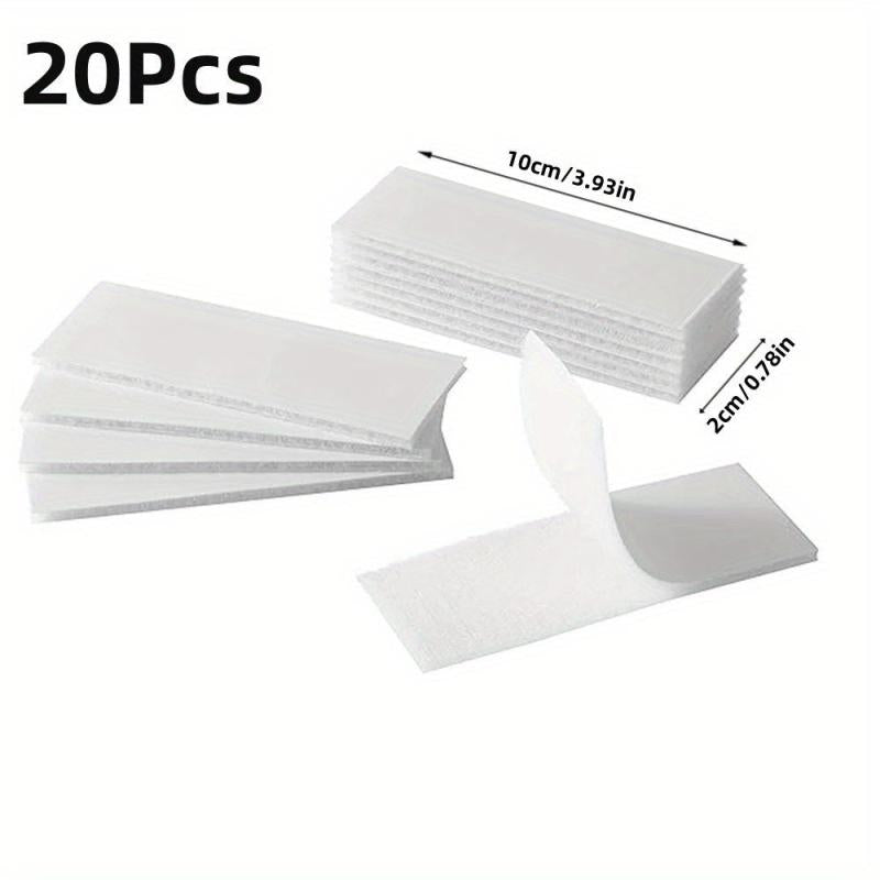 20pcs Industrial Strength Hook Loop Strips Adhesive Fasteners for Hanging