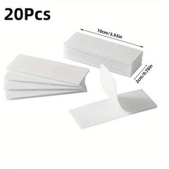 20pcs Industrial Strength Hook Loop Strips Adhesive Fasteners for Hanging
