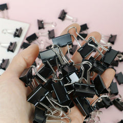 15pcs Classic Bag Small Iron Clip