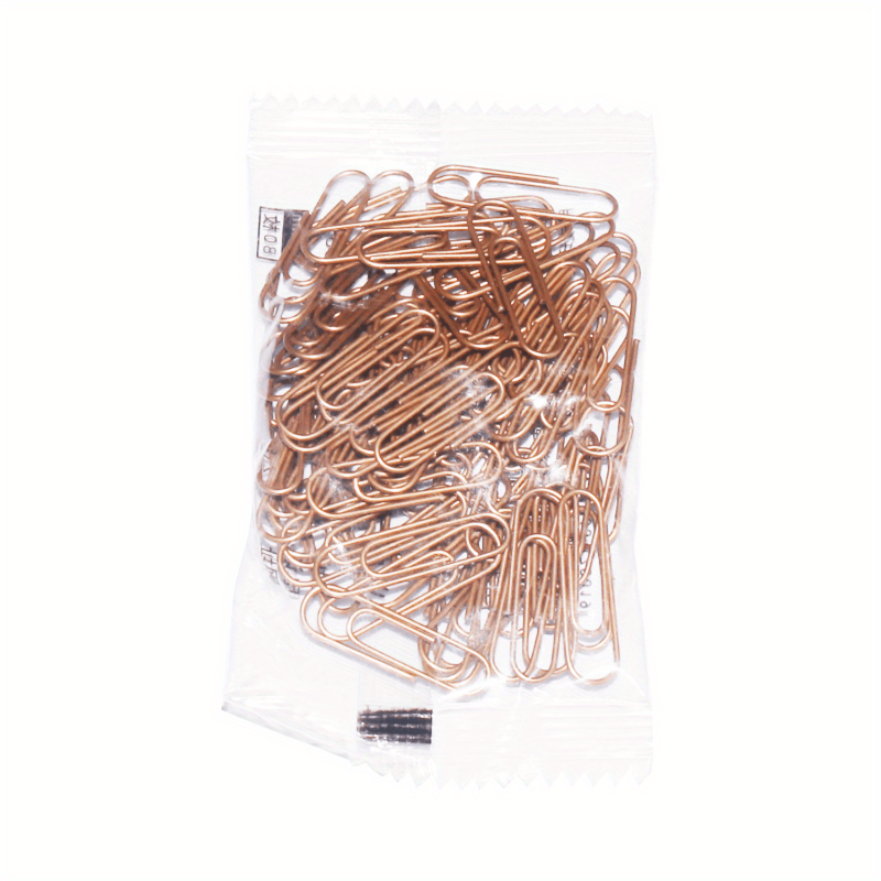 80pcs Colorful Iridescent Paper Clips for Desk
