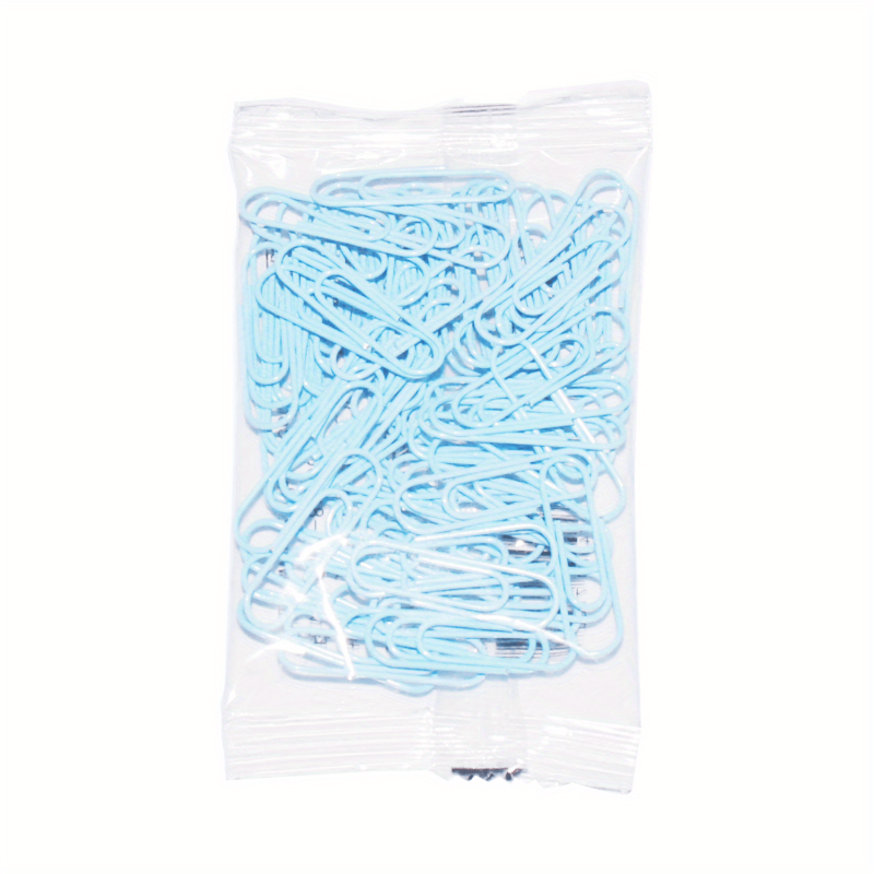 80pcs Colorful Iridescent Paper Clips for Desk