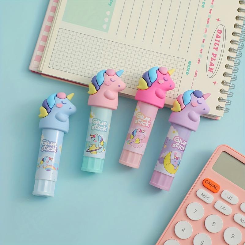 Student Unicorn Glue Girl Stationery Supplies Sticky Adhesive Stick