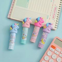 Student Unicorn Glue Girl Stationery Supplies Sticky Adhesive Stick