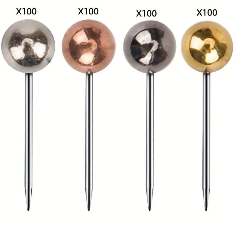 800pcs Colored Map Tacks Push Pins Stainless Steel Pin