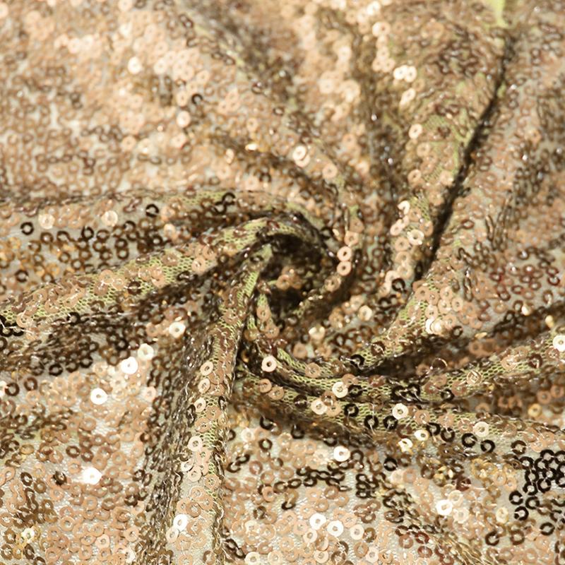 Rose Golden Sequin Table Cloth 180x120cm