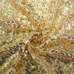 Rose Golden Sequin Table Cloth 180x120cm