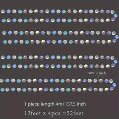 Holographic Circle Garlands Streamer Party Decorations