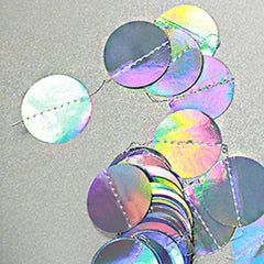 Holographic Circle Garlands Streamer Party Decorations