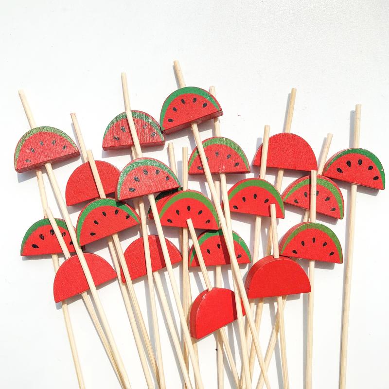 30pcs Hawaiian Style Party Decoration Toothpicks Summer Party Decoration