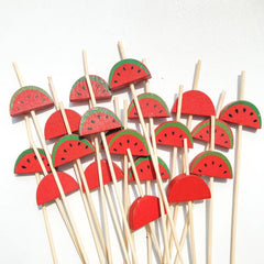 30pcs Hawaiian Style Party Decoration Toothpicks Summer Party Decoration