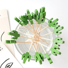 30pcs Hawaiian Style Party Decoration Toothpicks Summer Party Decoration