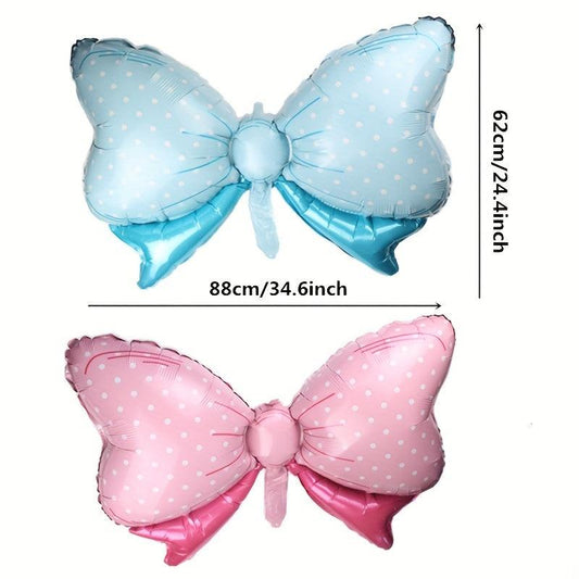 Candy Polka Dot Bow Aluminum Balloons for Birthday Party