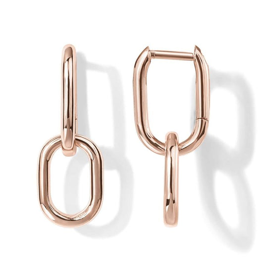 14k Convertible Link Earrings for Women and Girls