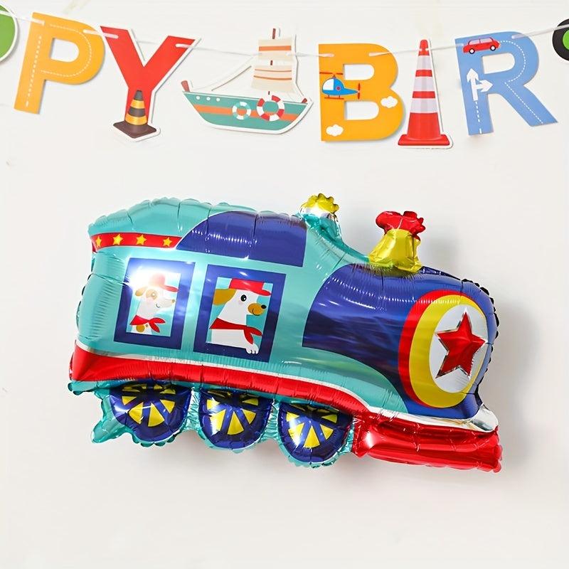 Transportation Theme Party Balloons for Car and Airplane