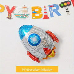 Transportation Theme Party Balloons for Car and Airplane