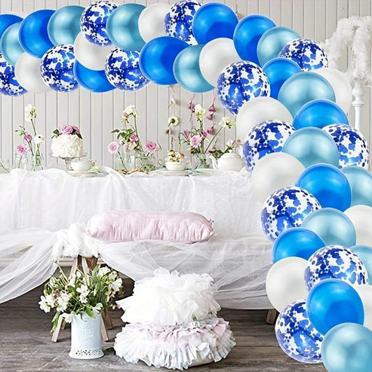 60pcs 120pcs Balloon Confetti Baby Baptism Wedding Birthday Balloons Party Decor
