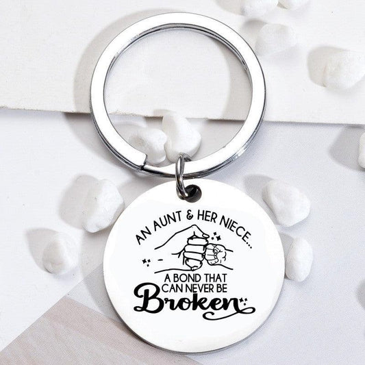 Aunt Niece Keychain - The Love Between Aunt And Niece Keyring