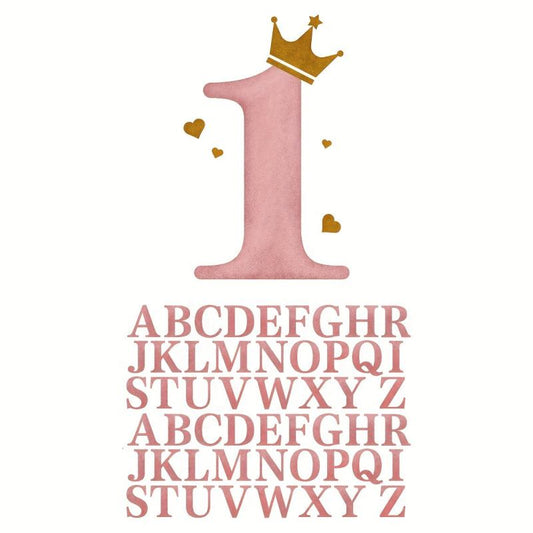 Personalized 1st 2nd 3rd Bday Iron On Patches DIY Heat Transfer Stickers
