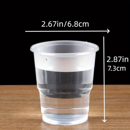 5 OZ PET Clear Disposable Cups for Parties BBQs Weddings