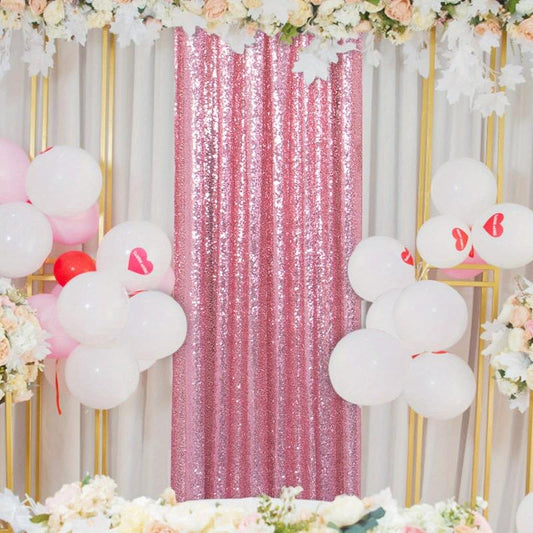 Sequin Curtain Backdrop 4ft x 6ft for Weddings and Parties